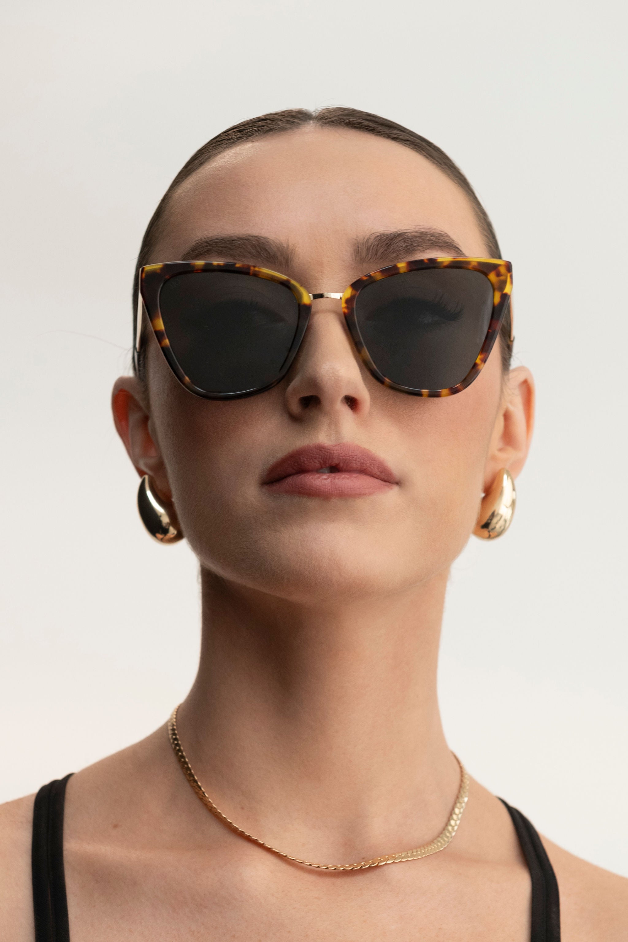 Amara Sunglasses Tortoise Cat Eye Frame