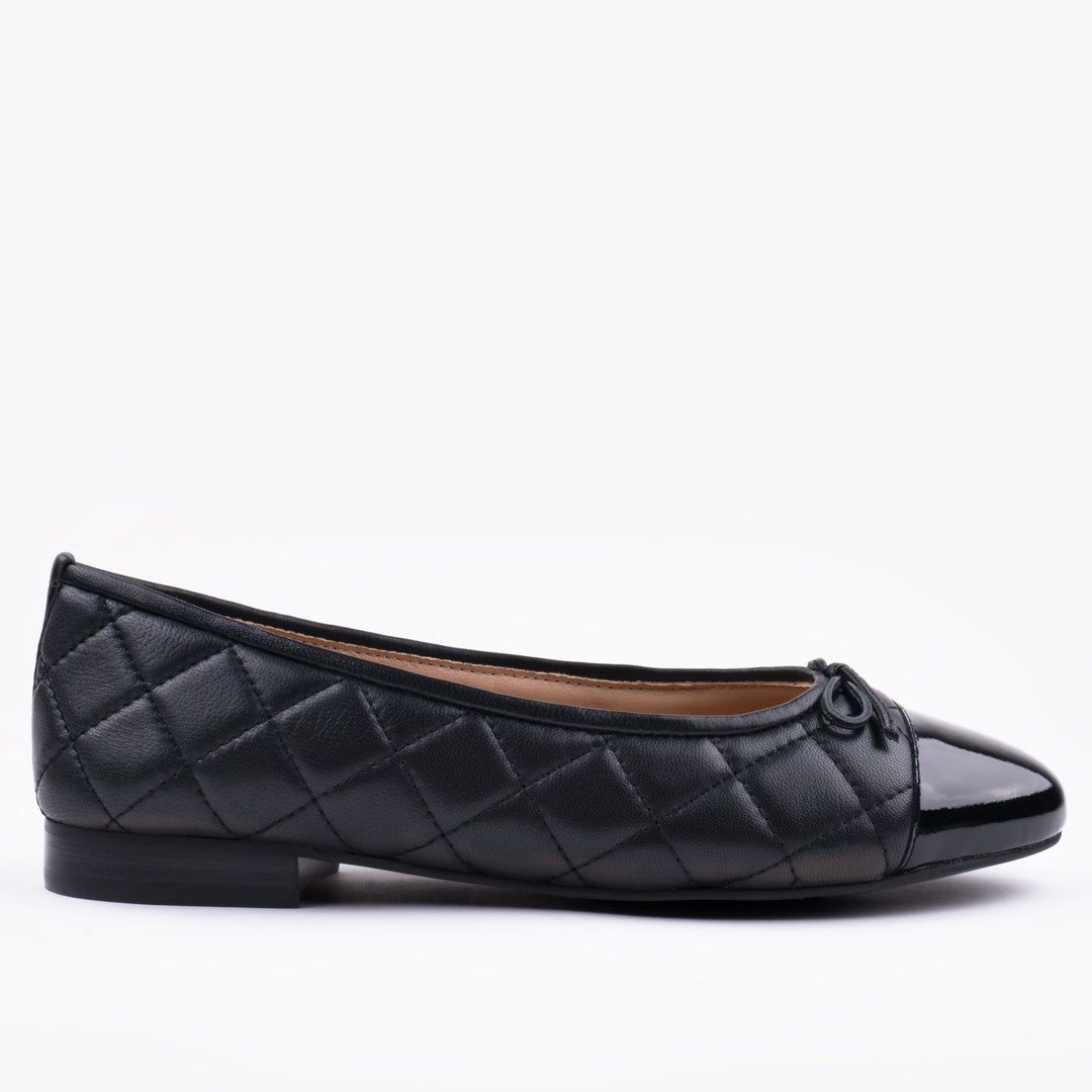 AUDREY - BLACK QUILTED